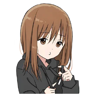 Стикер Худи-тян @nyasticks - 5