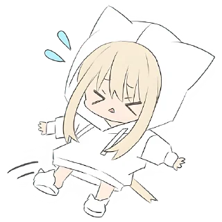 Sticker Худи-тян @Nyasticks - 10