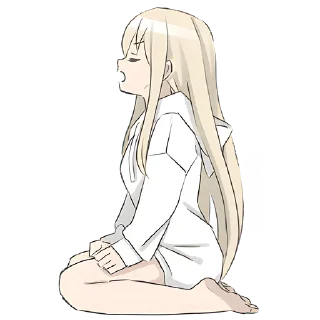 Sticker Худи-тян @Nyasticks - 3