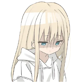 Sticker Худи-тян @Nyasticks - 6