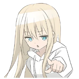 Sticker Худи-тян @Nyasticks - 5