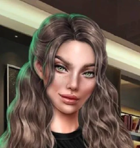 human face long hair hair coloring