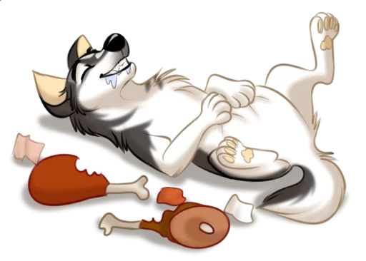 Стикер Huscai the Husky - 10