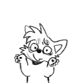 Sticker Hush puppy's pack - 4