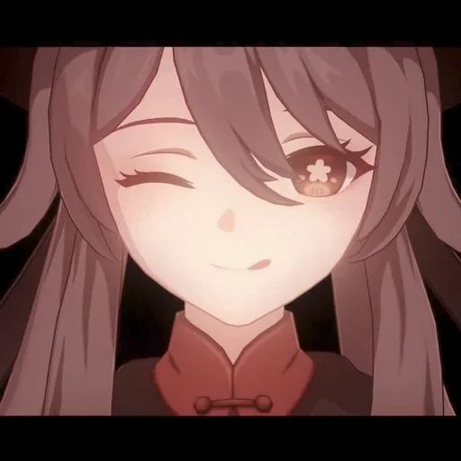 Стикер 𖦹Hu Tao Genshin — @kkebunna - 8