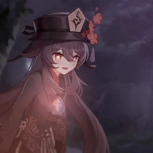 Стикер 𖦹Hu Tao Genshin — @kkebunna - 7