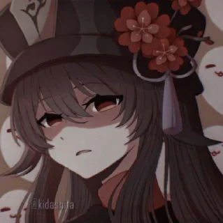 Sticker Hu Tao by@childepunyagw - 2