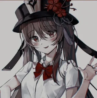 Sticker Hu Tao by@childepunyagw - 4