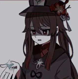 Sticker Hu Tao by@childepunyagw - 11