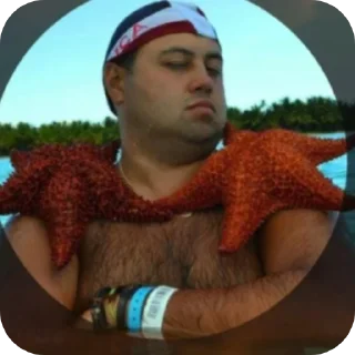 Sticker Настя чорт - 0