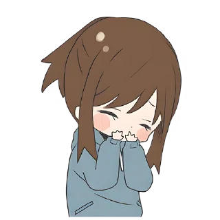 Стикер Хвостик-тян @nyasticks - 1