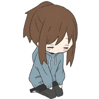 Стикер Хвостик-тян @nyasticks - 5