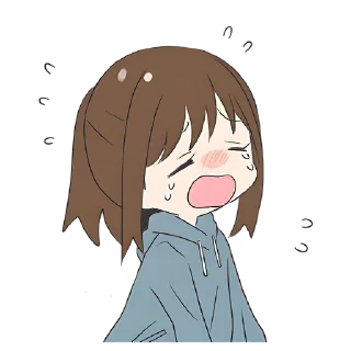 Стикер Хвостик-тян @nyasticks - 2