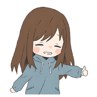 Стикер Хвостик-тян @nyasticks - 11