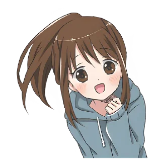 Стикер Хвостик-тян @nyasticks - 9