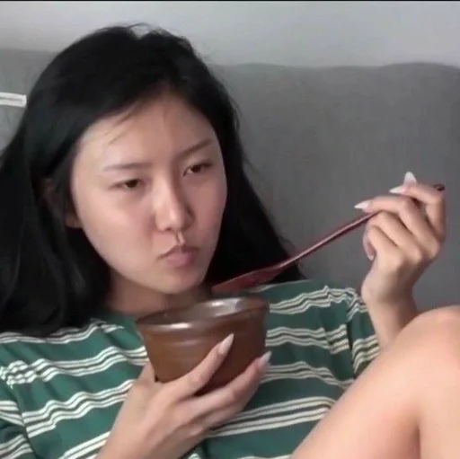 person human face black hair