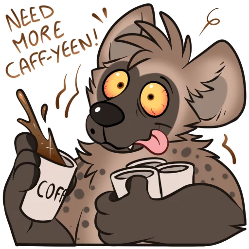 Стикер Hyenartistic - 1
