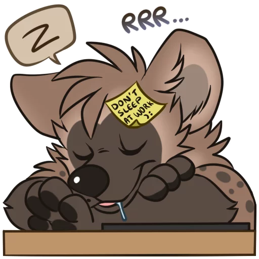 Стикер Hyenartistic - 1