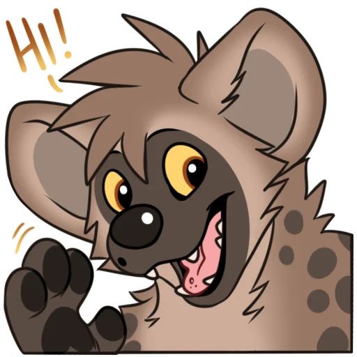 Sticker Hyenartistic - 1