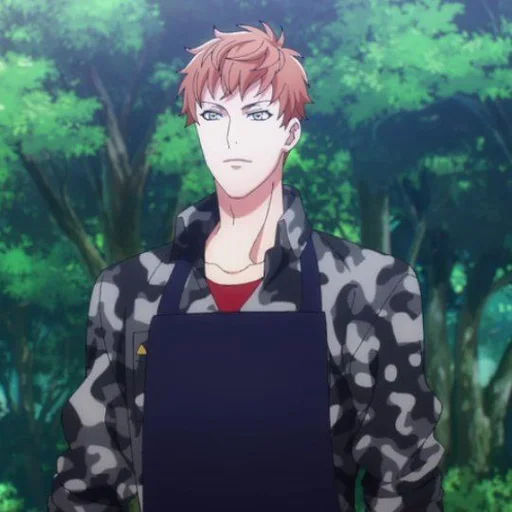 аниме человеческое лицо одежда