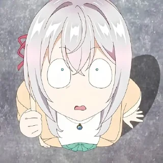 Стикер Аля иногда кокетничает @anime_stickerr - 10