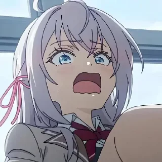 Стикер Аля иногда кокетничает @anime_stickerr - 3