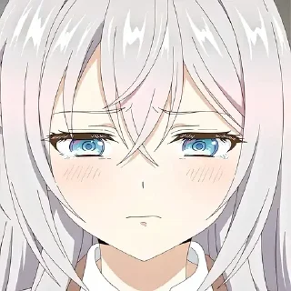 Стикер Аля иногда кокетничает @anime_stickerr - 5