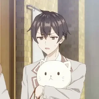 Стикер Аля иногда кокетничает @anime_stickerr - 6