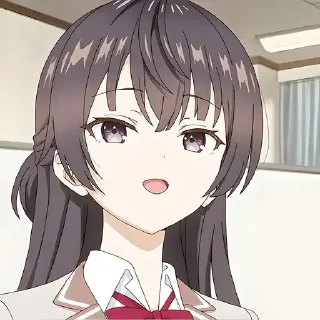 Стикер Аля иногда кокетничает @anime_stickerr - 2