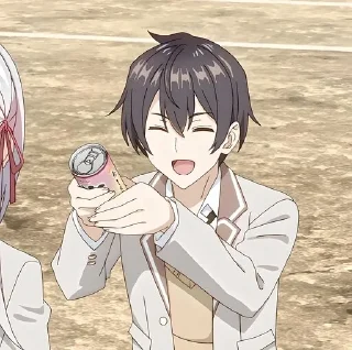 Стикер Аля иногда кокетничает @anime_stickerr - 0