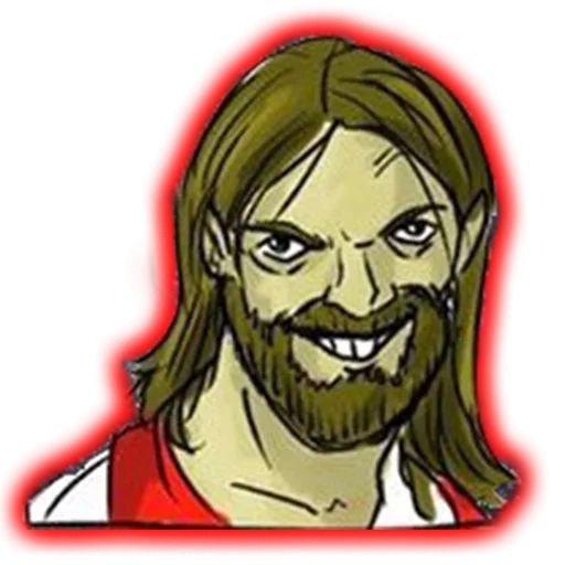 Sticker Иисус Любит Тебя @stickerus - 4