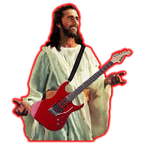 Sticker Иисус Любит Тебя @stickerus - 0