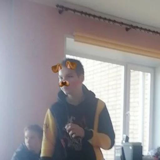 person indoor human face