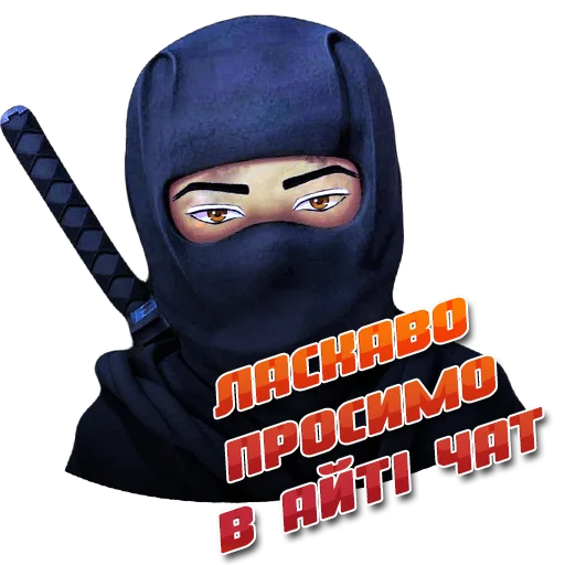 Стикер IT на хлопський розум - 2