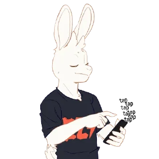 рисование мультфильм кролик