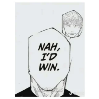 Стикер I will win - 9