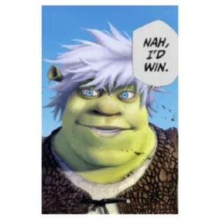 Стикер I will win - 2