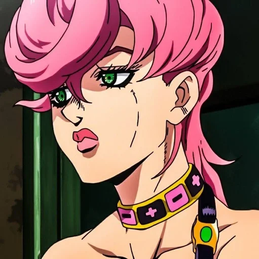 anime cartoon human face