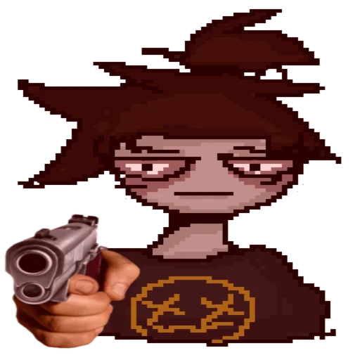 weapon cartoon handgun