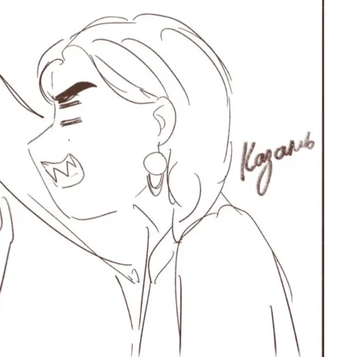 line art sketch drawing