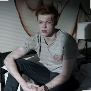 Sticker Йен галлагер @shamelessstick - 9