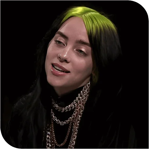 human face person necklace