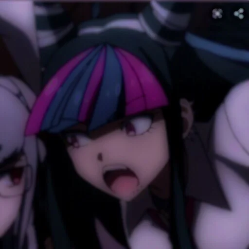 cartoon purple anime