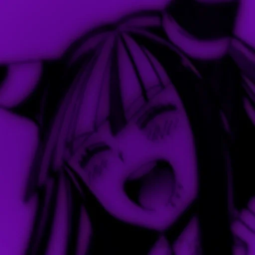 cartoon violet purple