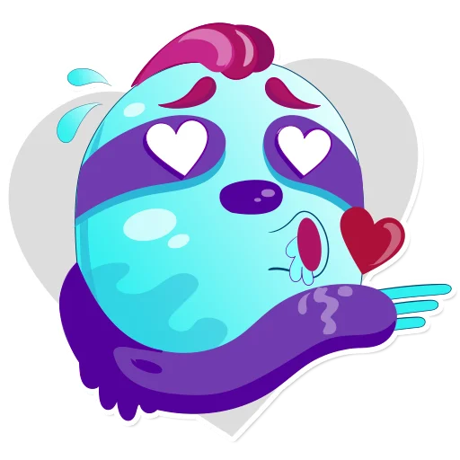 Sticker Айс Ленивец (@sticker_hron) - 8