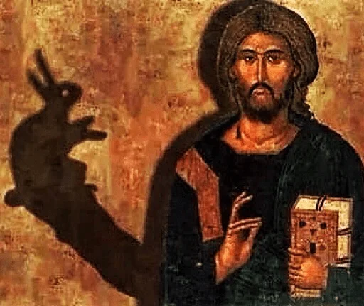 painting human face human beard