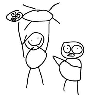 Стикер Мои каляки 2 - 0