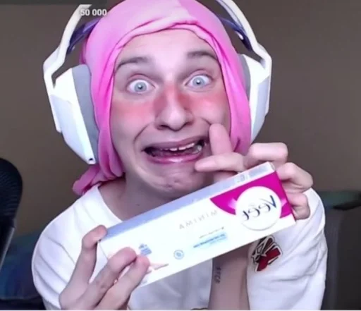 human face person headphones