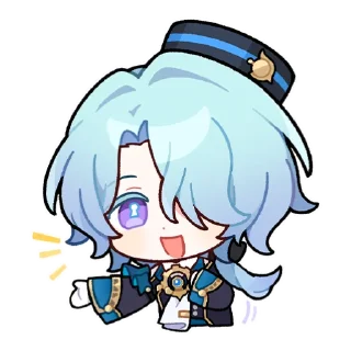 Sticker Словно в полуночных грёзах | @honkaistarrailofficial - 4