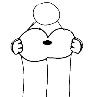 Sticker игнат пугает - 3